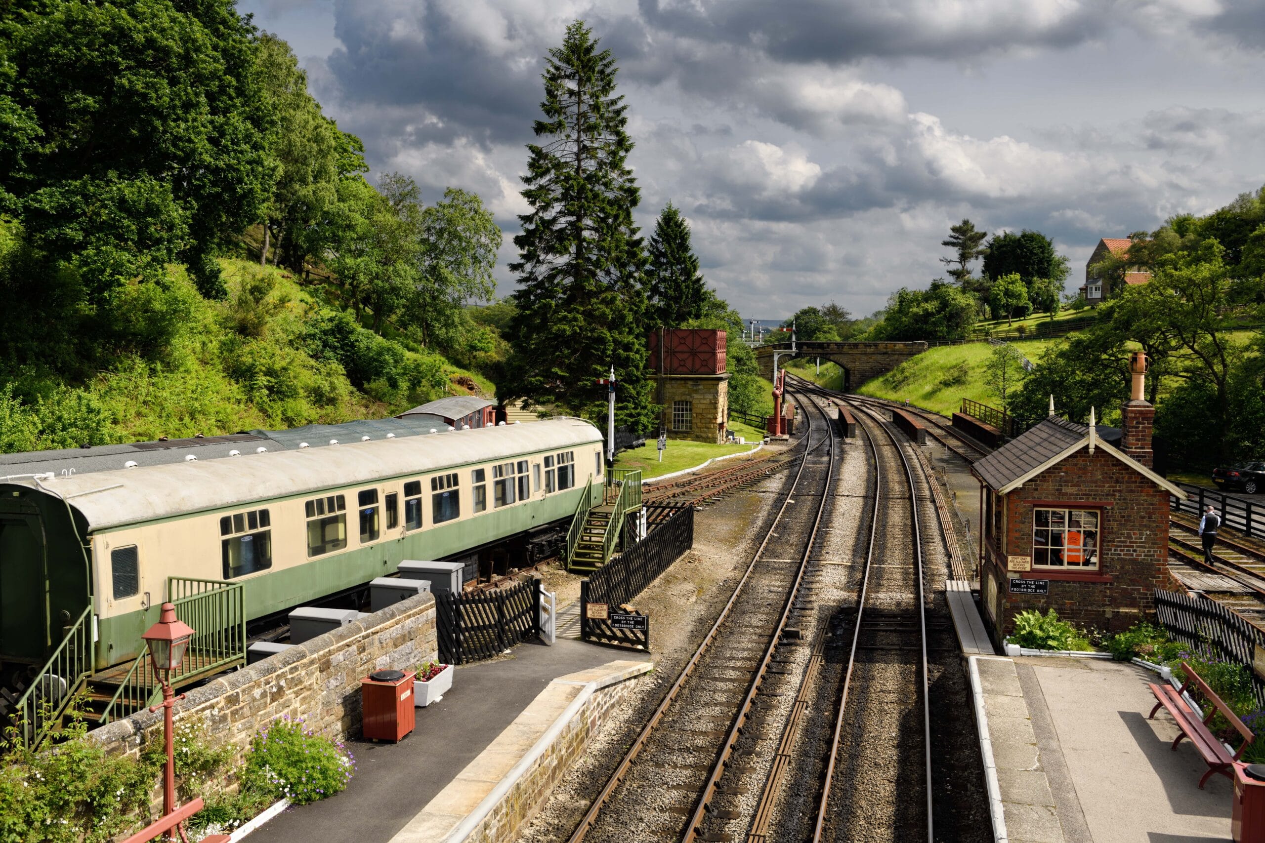 Blog 2 Goathland railway station on the North Yorkshire Moors-min