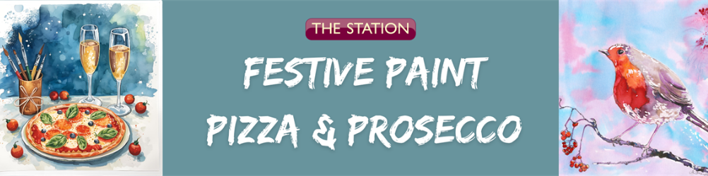 Festive Paint, Pizza and Prosecco